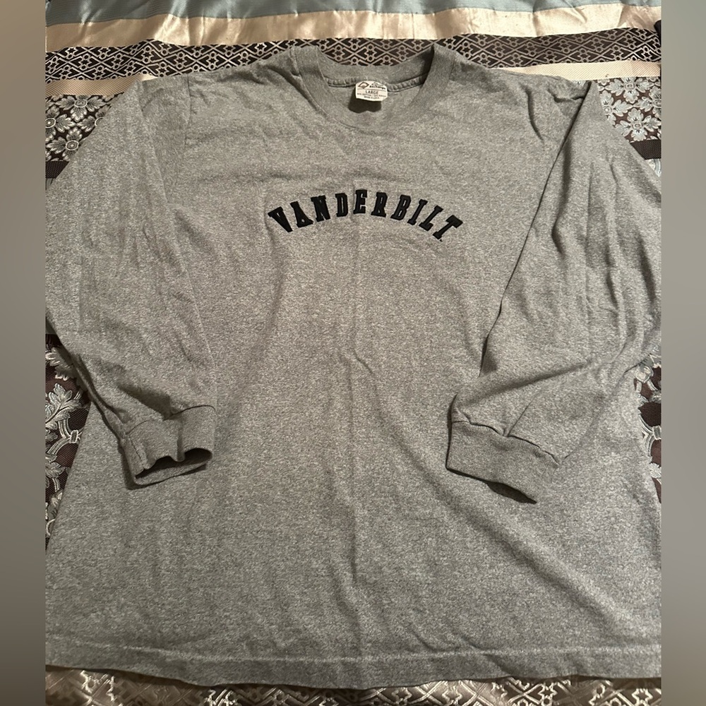Vanderbilt Gray Long Sleeve Men's Tee